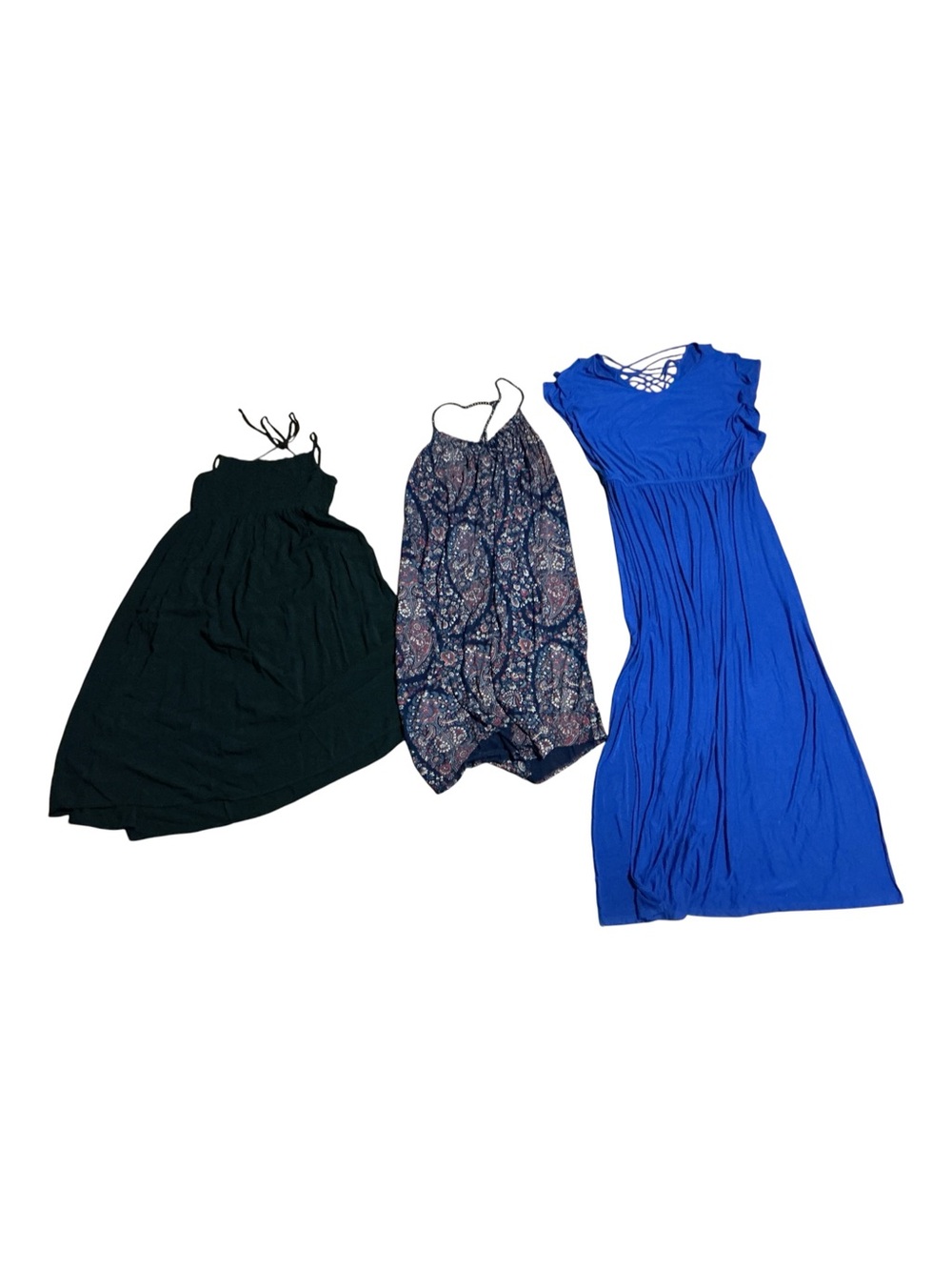 Apt. 9 Cobalt Blue Maxi Dress with Crossback Detail